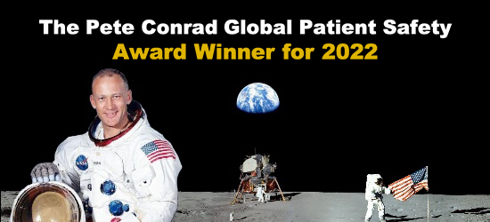 Pete Conrad Global Patient Safety Award Logo